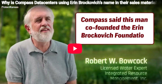ERIN BROCKOVICH TELLS COMPASS DATACENTERS TO STOP USING HER NAME