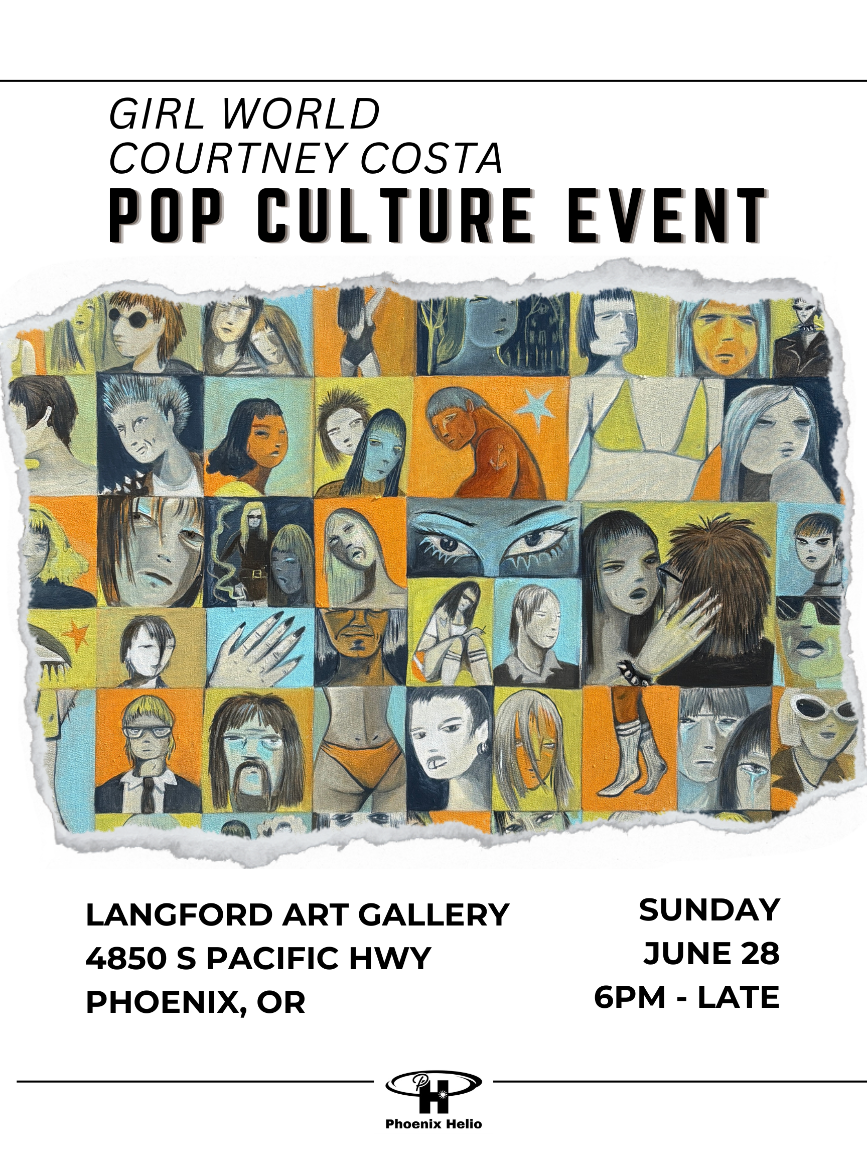 Pop Culture Event & Lecture, Girl World, Langford Art Gallery, Phoenix OR 