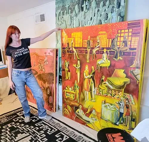 Ashland artist creates colorful new worlds in her studio, Ashland News - May 25, 2026
