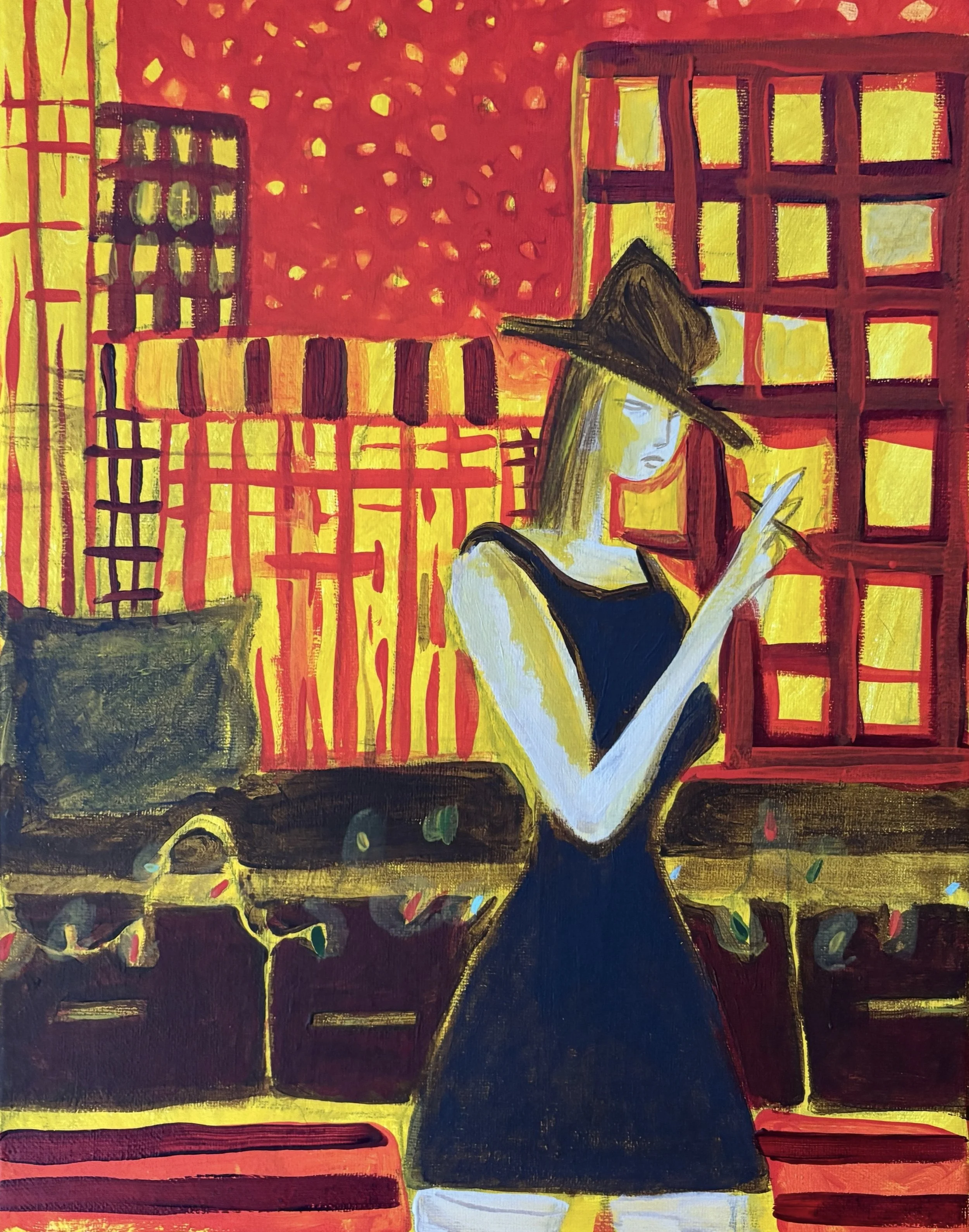 December, Brown Hat