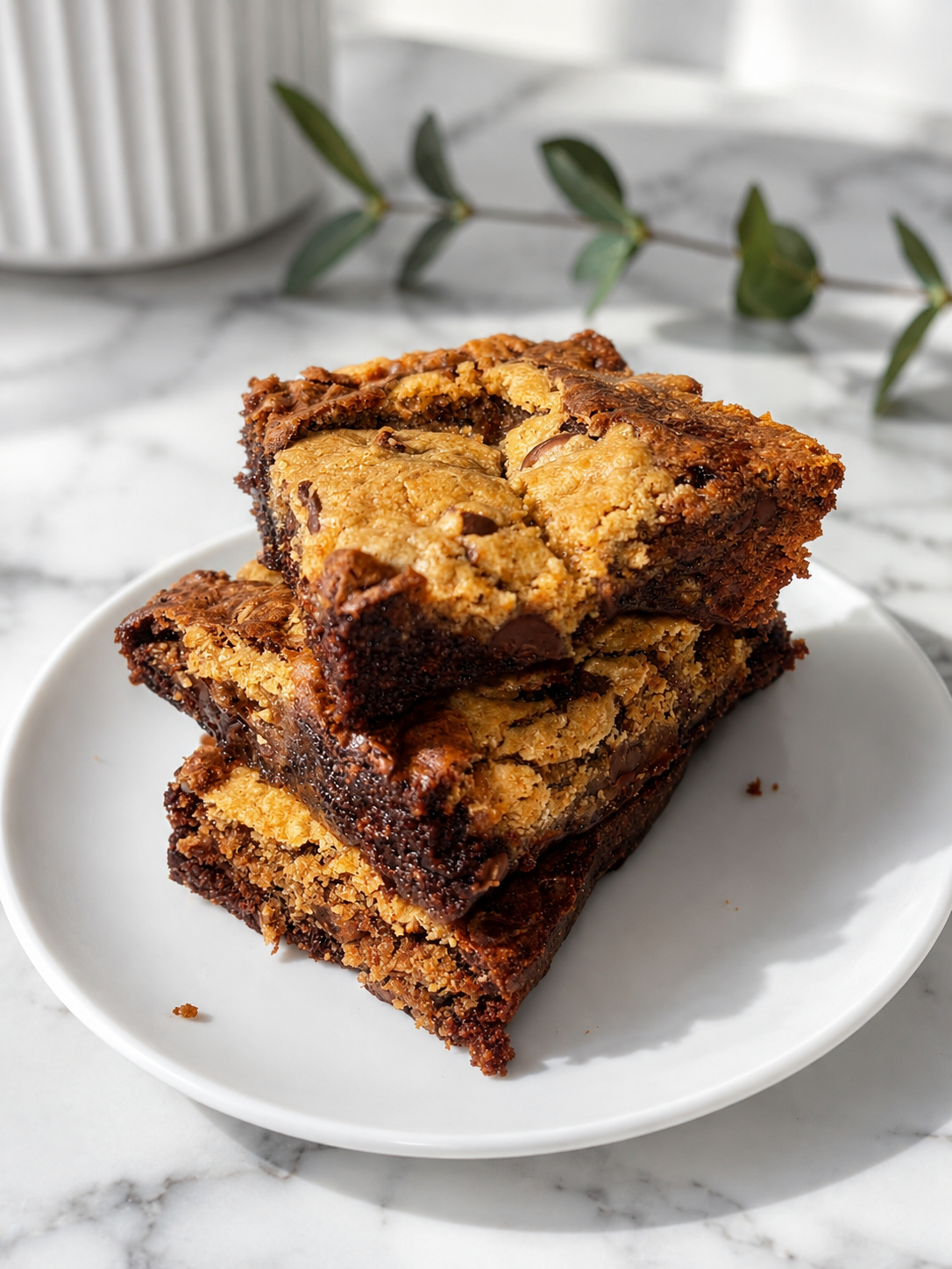 Triple Delight Cookie Brownie Bars ( Brookies)