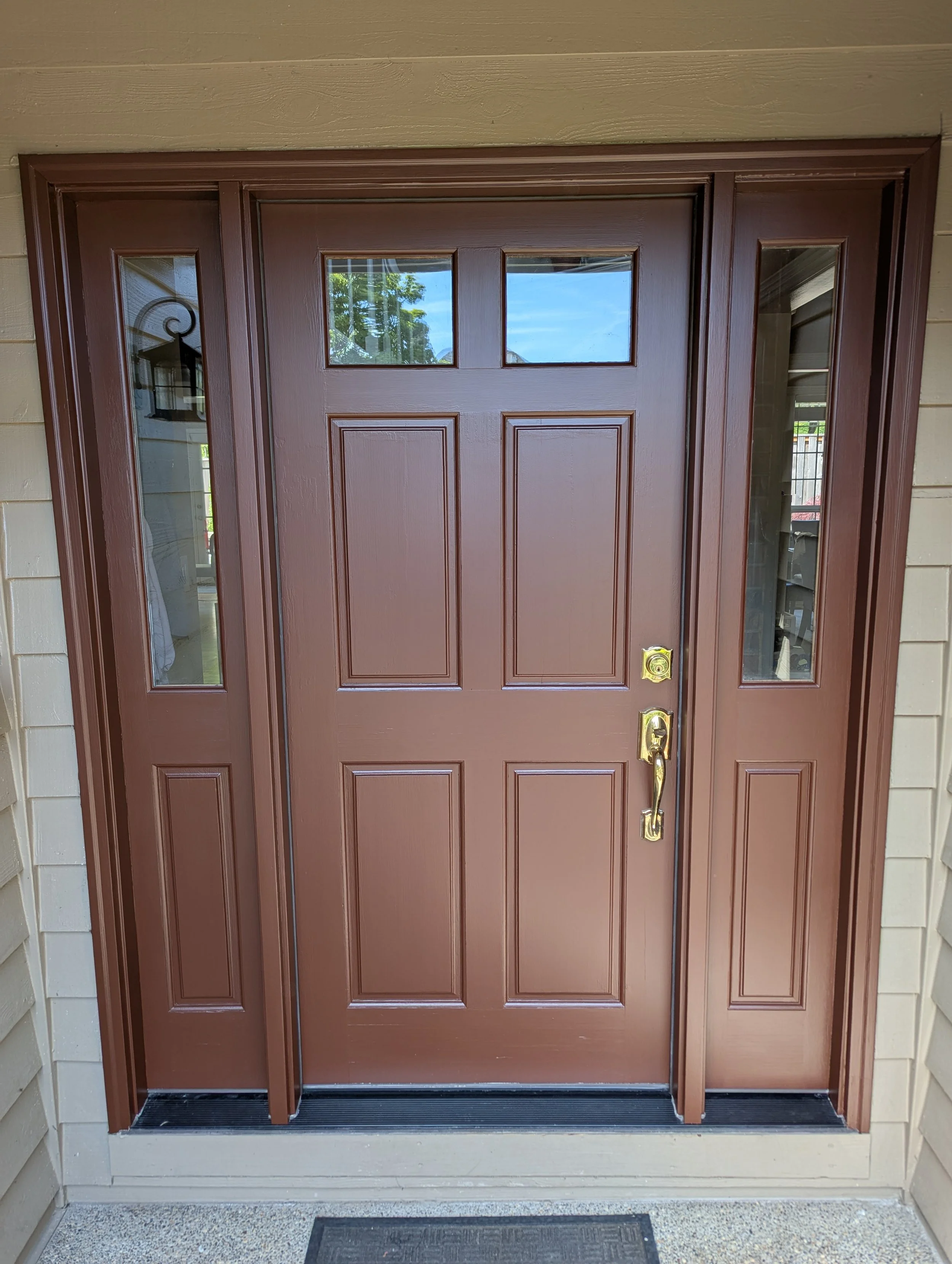 after image of peeled door with crisp paintjob