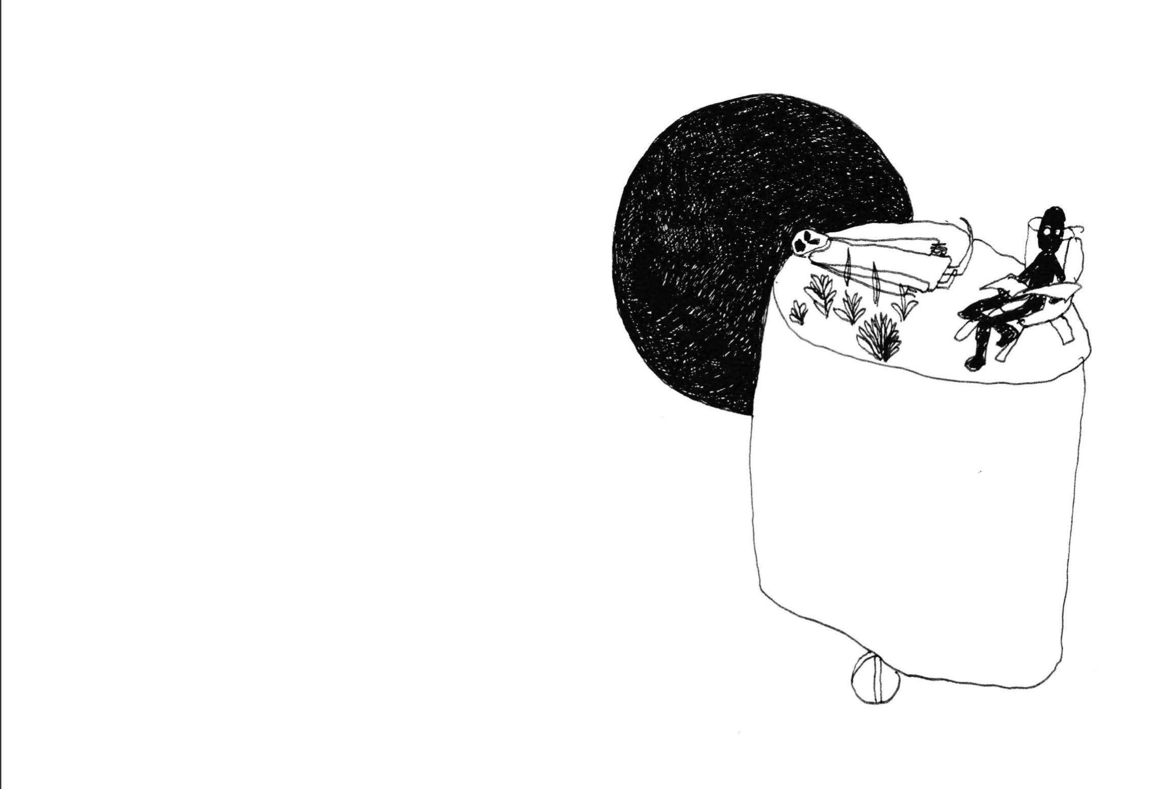 Illustration by Stanislav Turina for Kateryna Iakovlenko libretto on Death