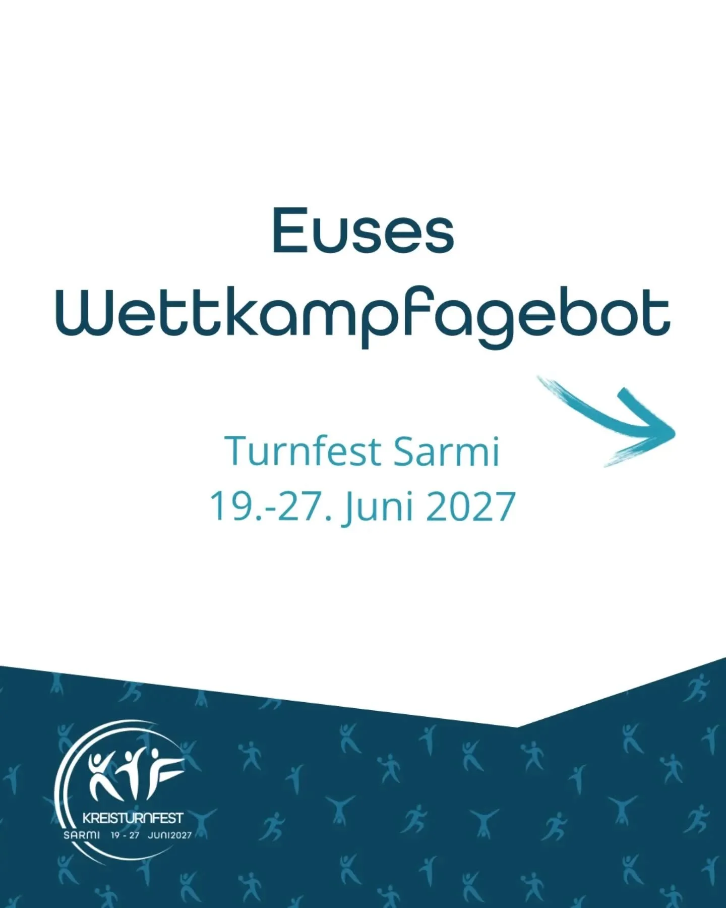 Bisch scho parat f&ouml;r d Am&auml;ldig? 
Uf eusere Website fendsch euses gsamte Wettkampfagebot inkl. Wettkampfvorschrifte 
👉💻 www.sarmi2027.ch

Ab em 17. Oktober chasch din Verein am&auml;lde🥳

#ChomChoTornF&auml;schte #ktf2027 #sarmi2027 #anme