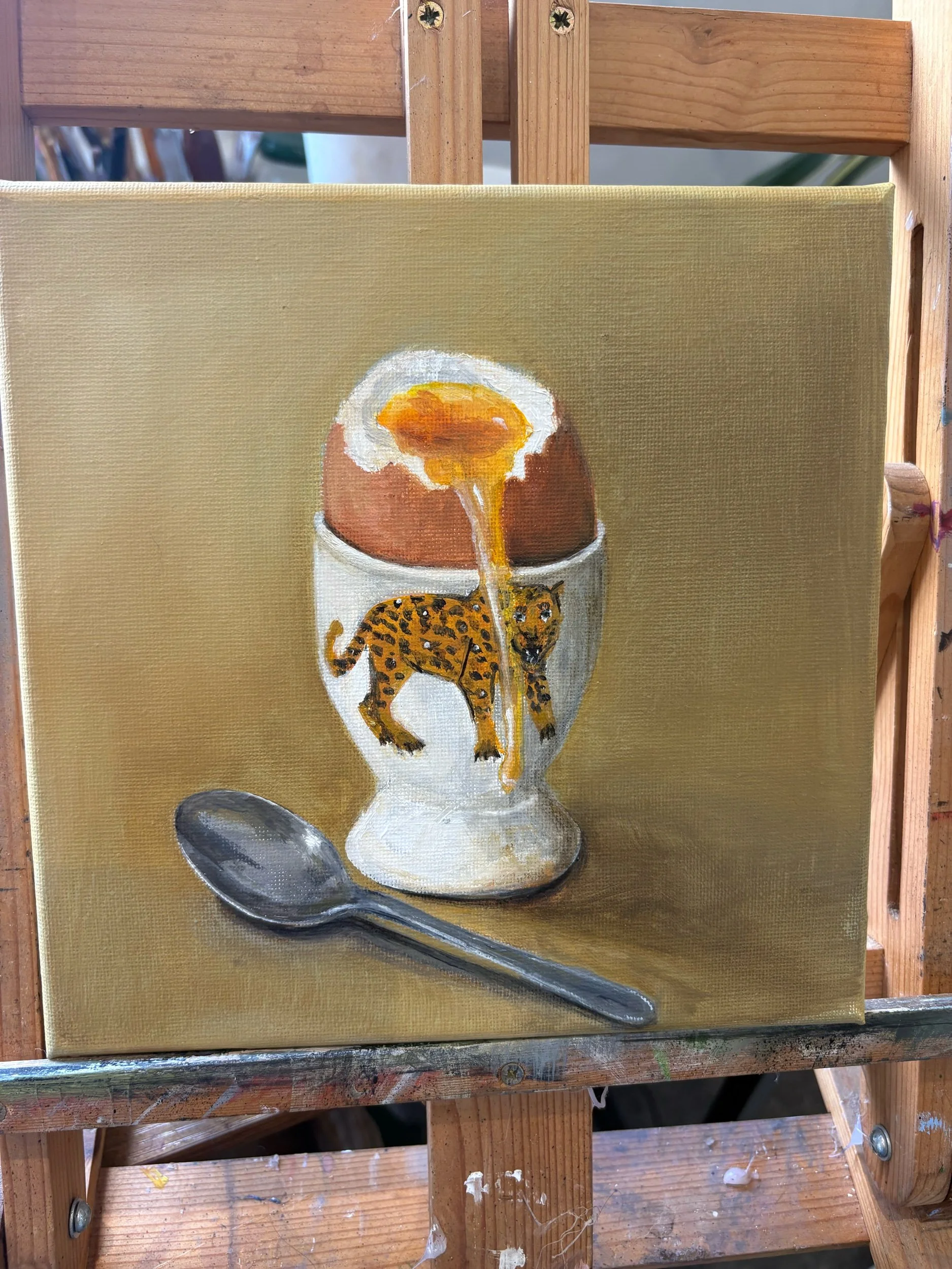 Boiled Egg - oil on canvas
