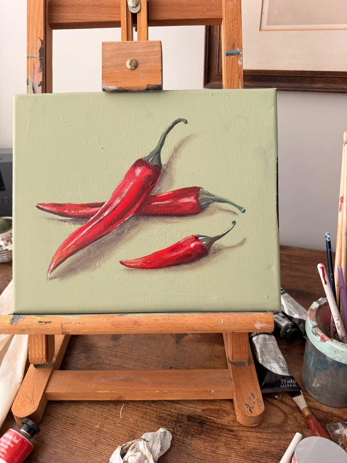 Chilli - Oil on Canvas