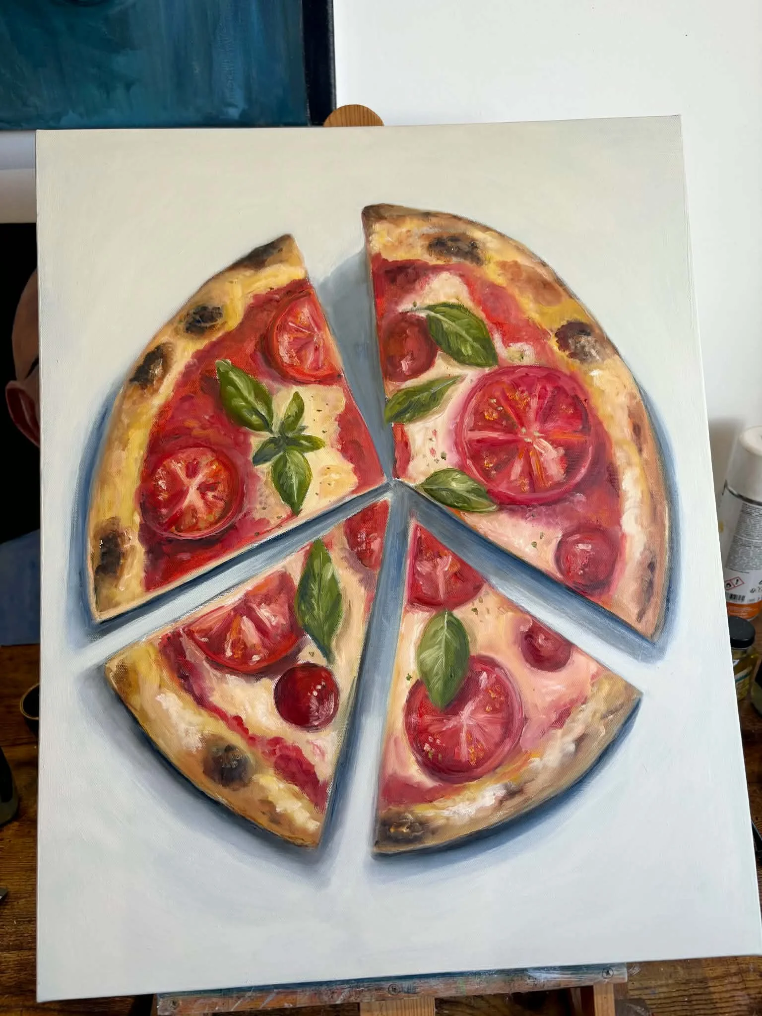 Pizza- Original Oil Painting