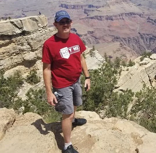 Dr. Koepp at the Grand Canyon