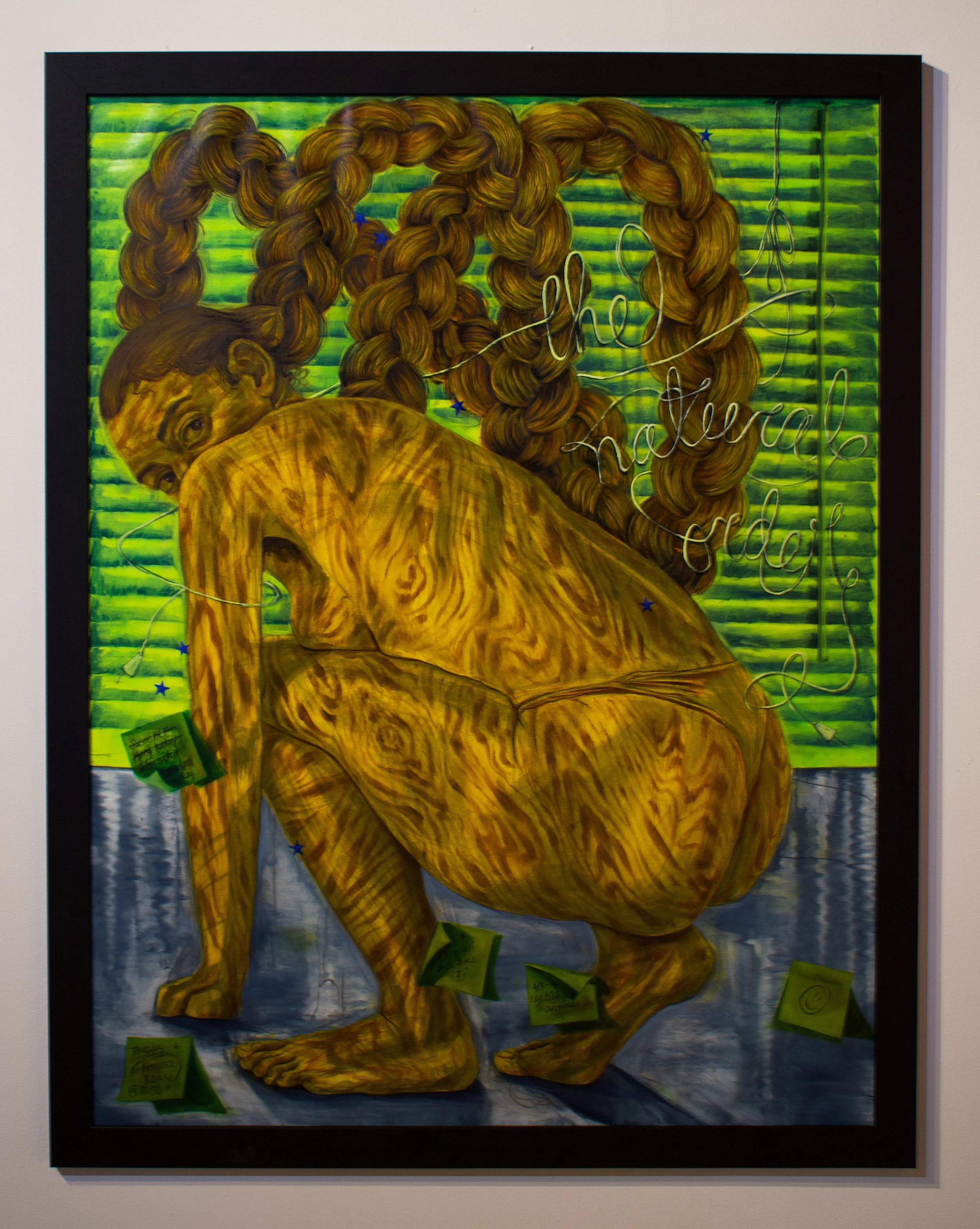   Office Chair   2023 | Oil and charcoal on paper
50 x 38