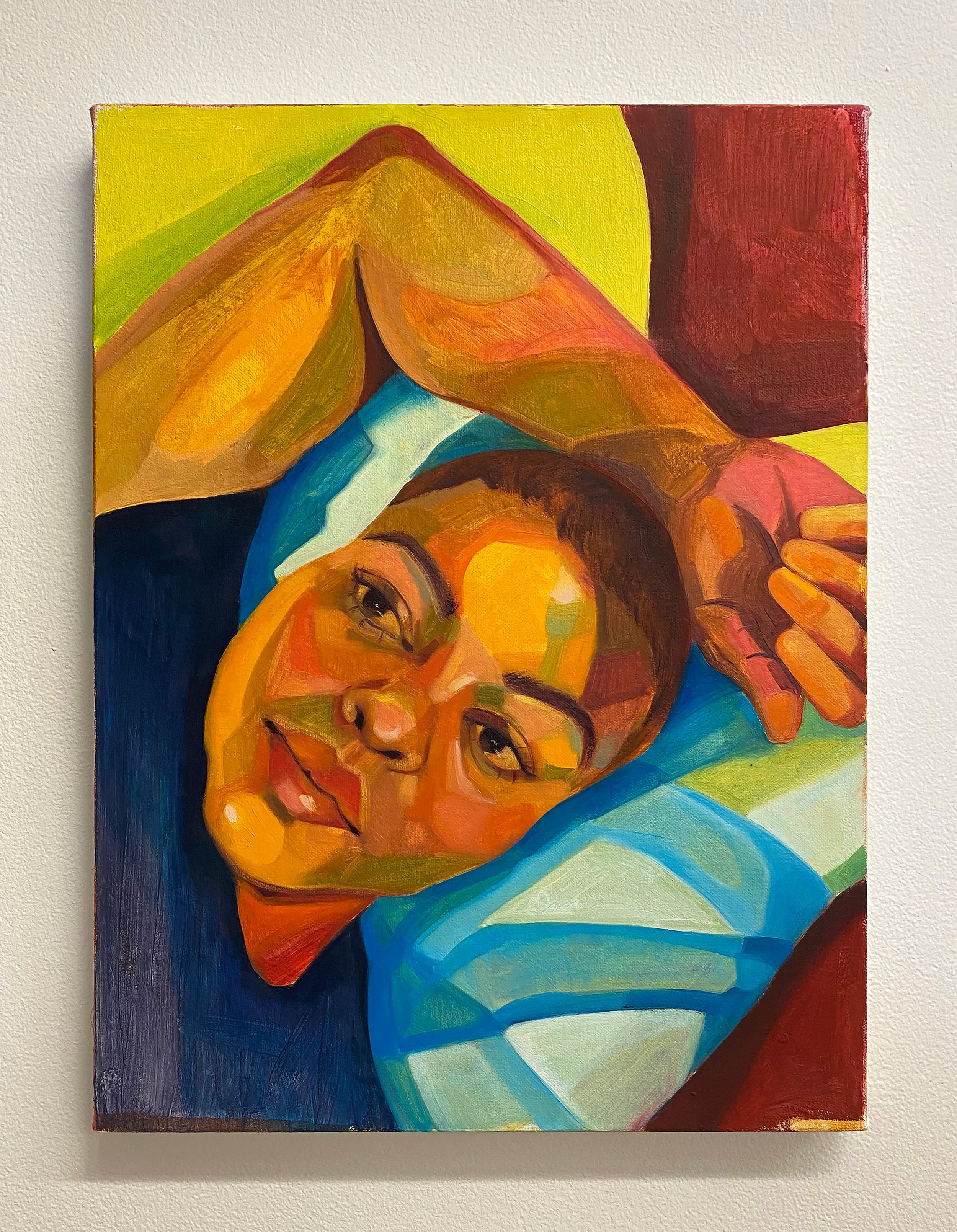   Self-Portrait (Aliza Nisenbaum)     2025 
| Oil on canvas
16 x 12 inches