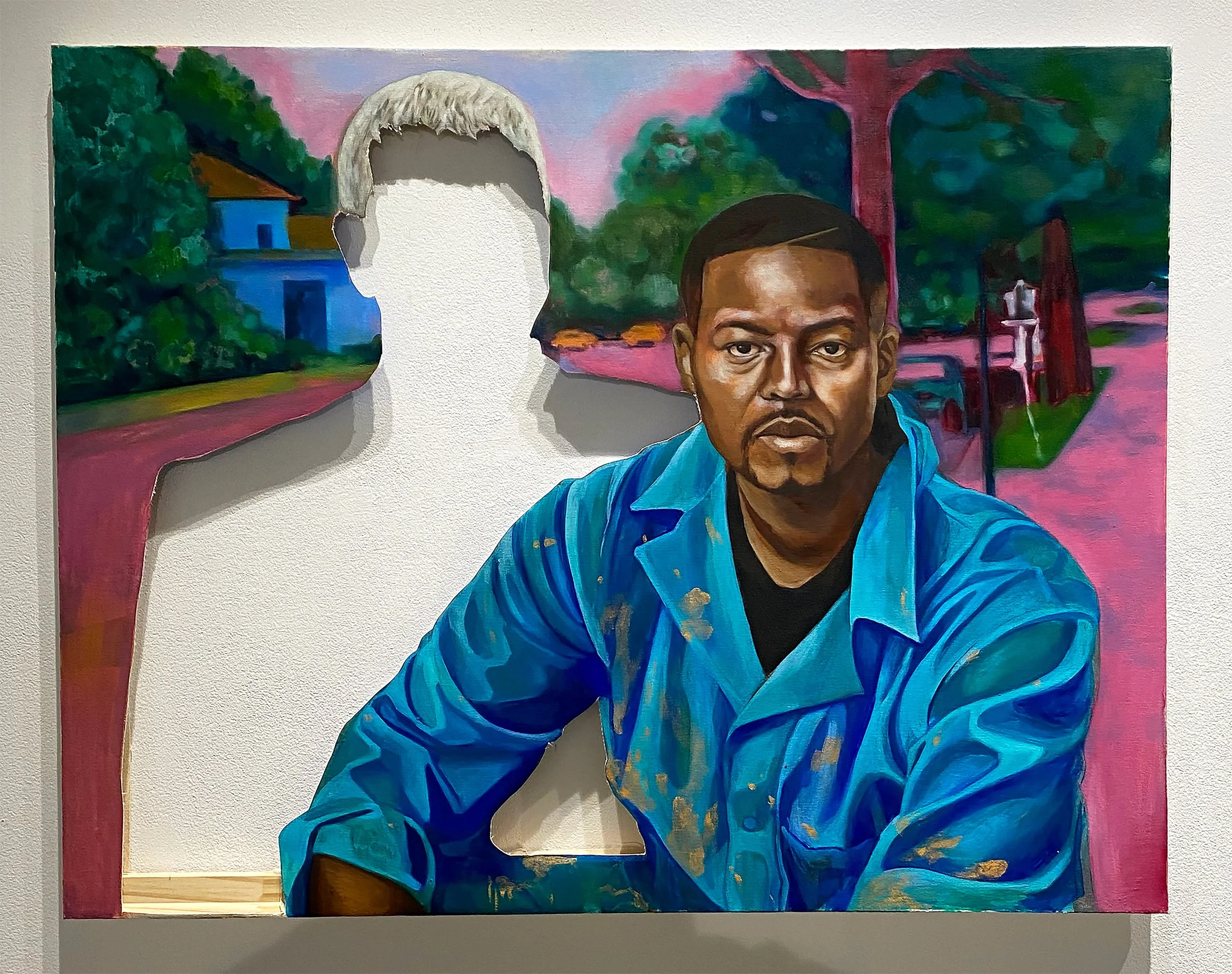   A New Old Master (After Titus Kaphar)     2025 
| Oil on canvas
32 x 40 inches
