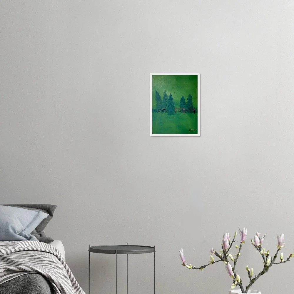 Misty. unframed Landscape Fine Art Print – Premium Giclée Matte Wall Art