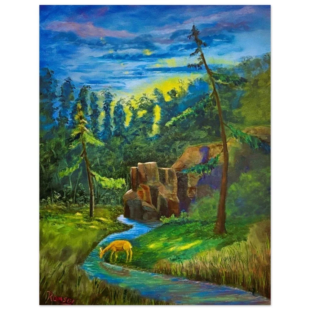 Peaceful. unframed Fine Art Poster.