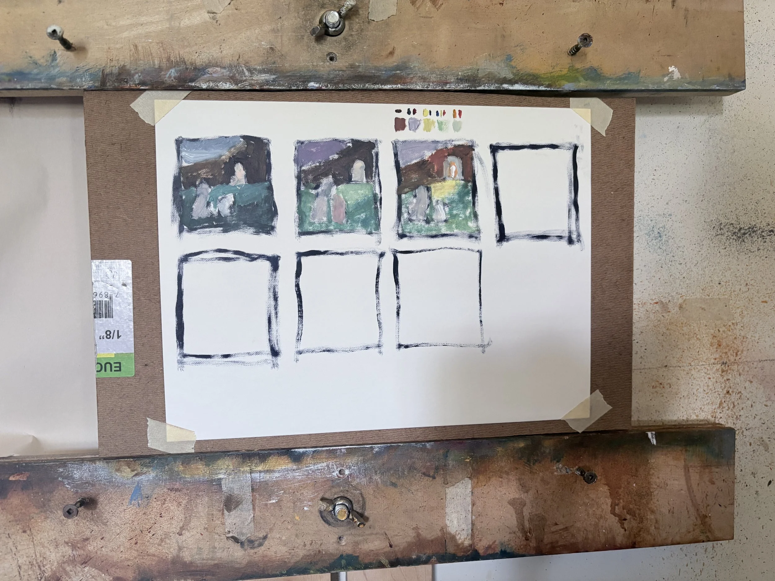 more work on ‘The miracle”