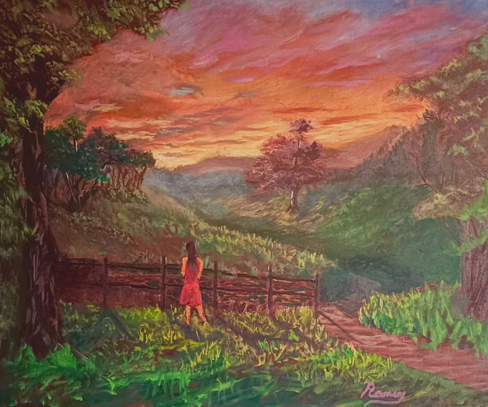 A moment. unframed Fine Art Poster