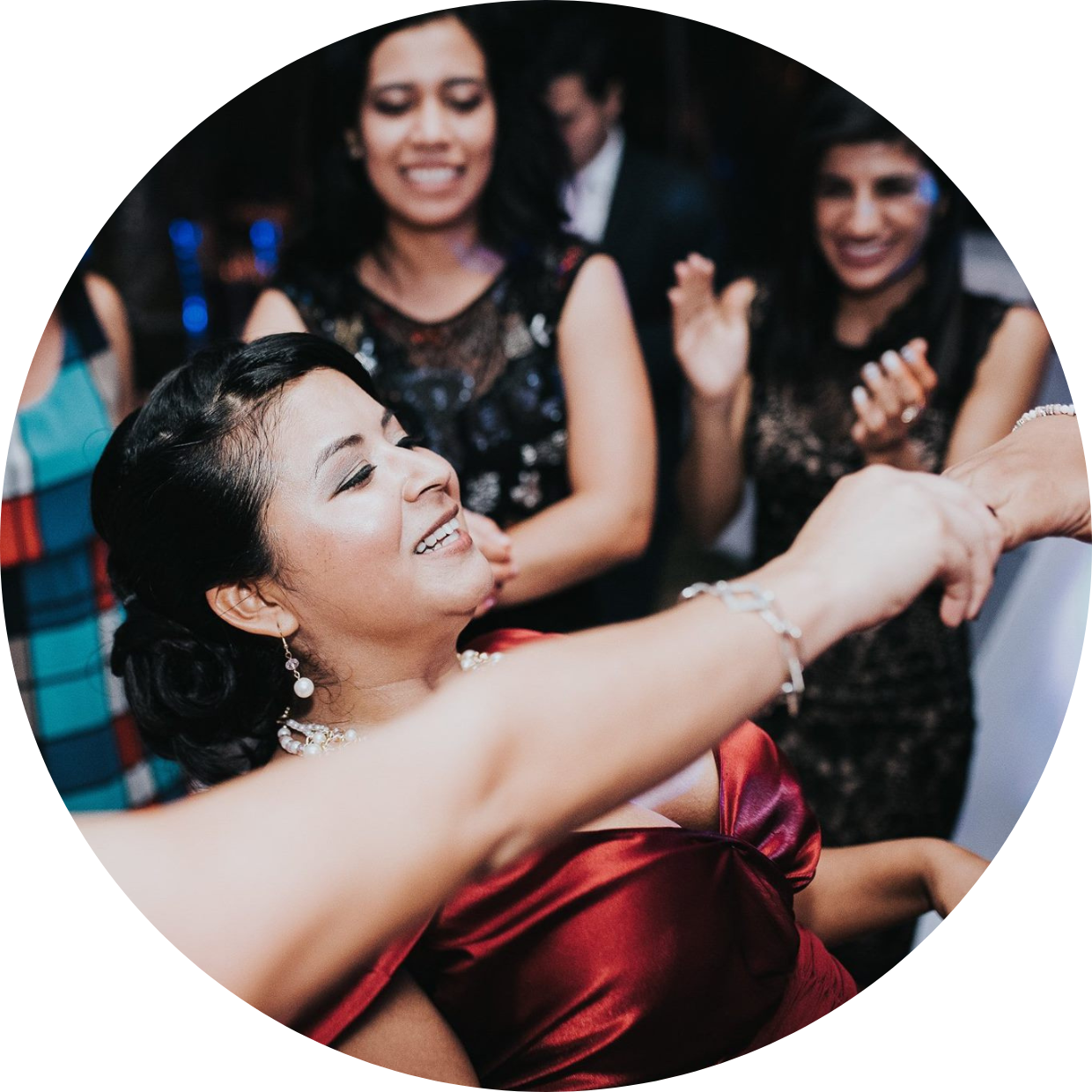Women celebrating
