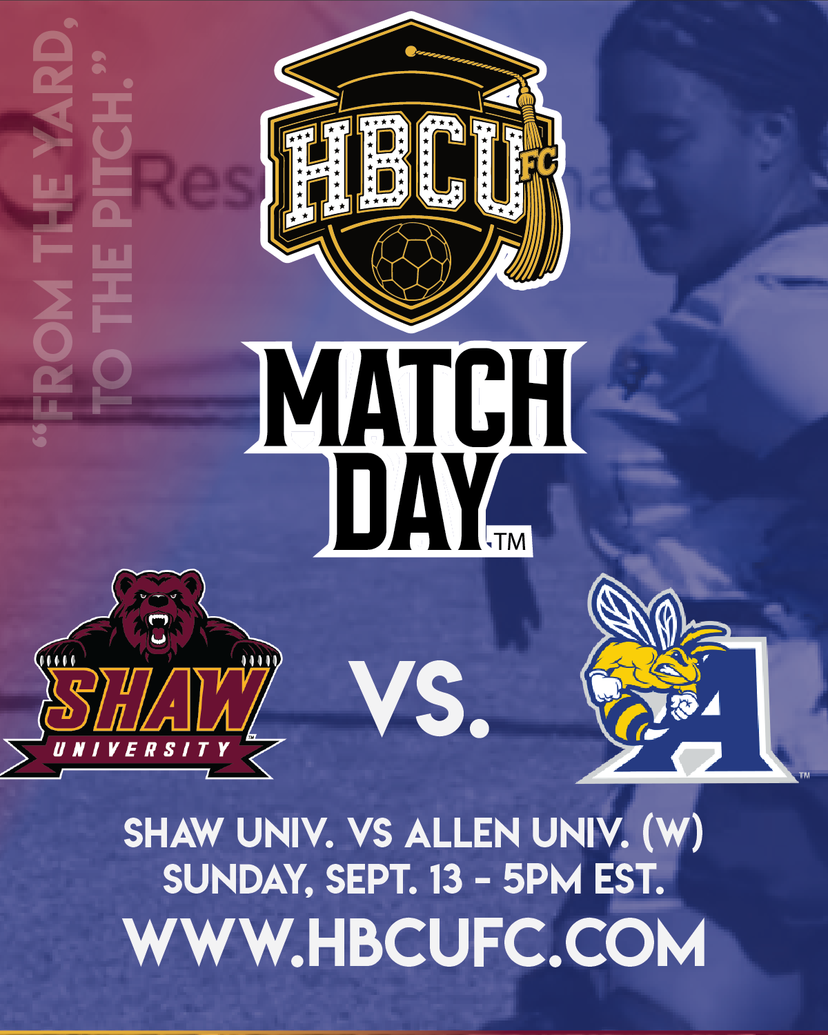 Match Day Shaw Univ vs Allen Univ