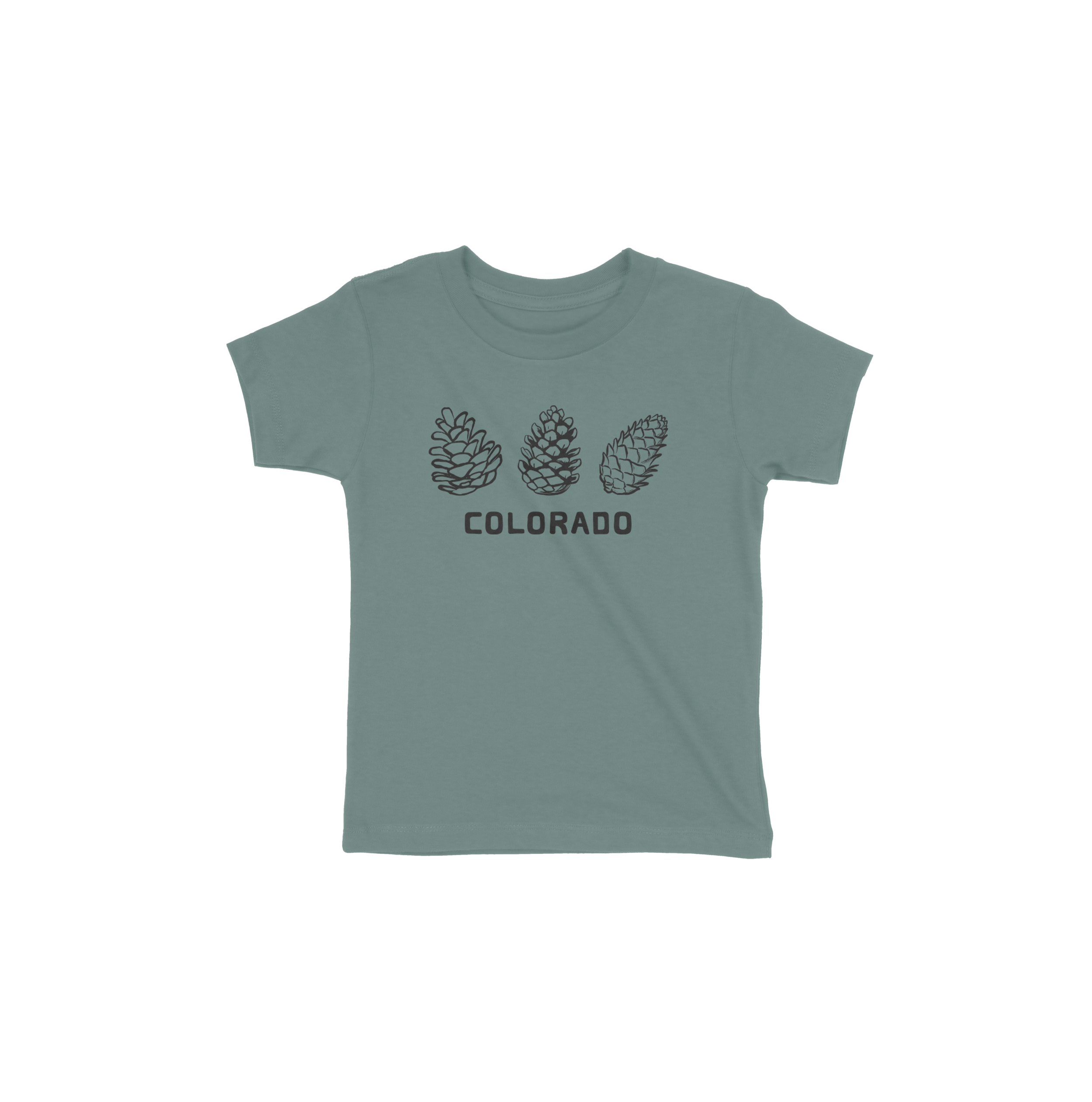 Colorado Pine Cone Trio Toddler Tee