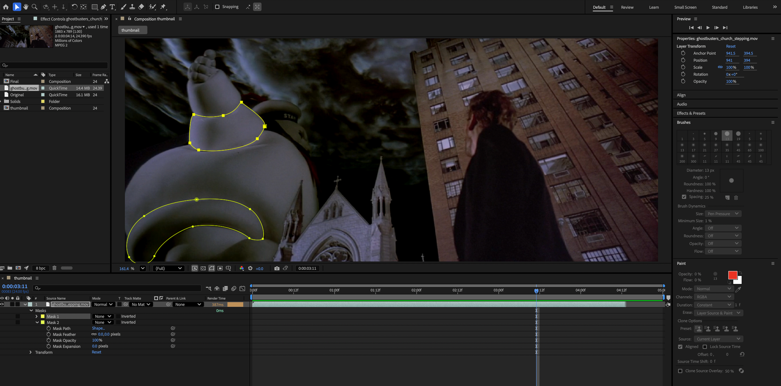Rotoscoping
