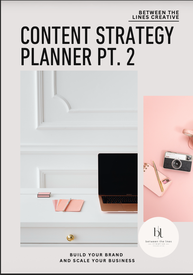 PT. 2 Content Strategy Planner