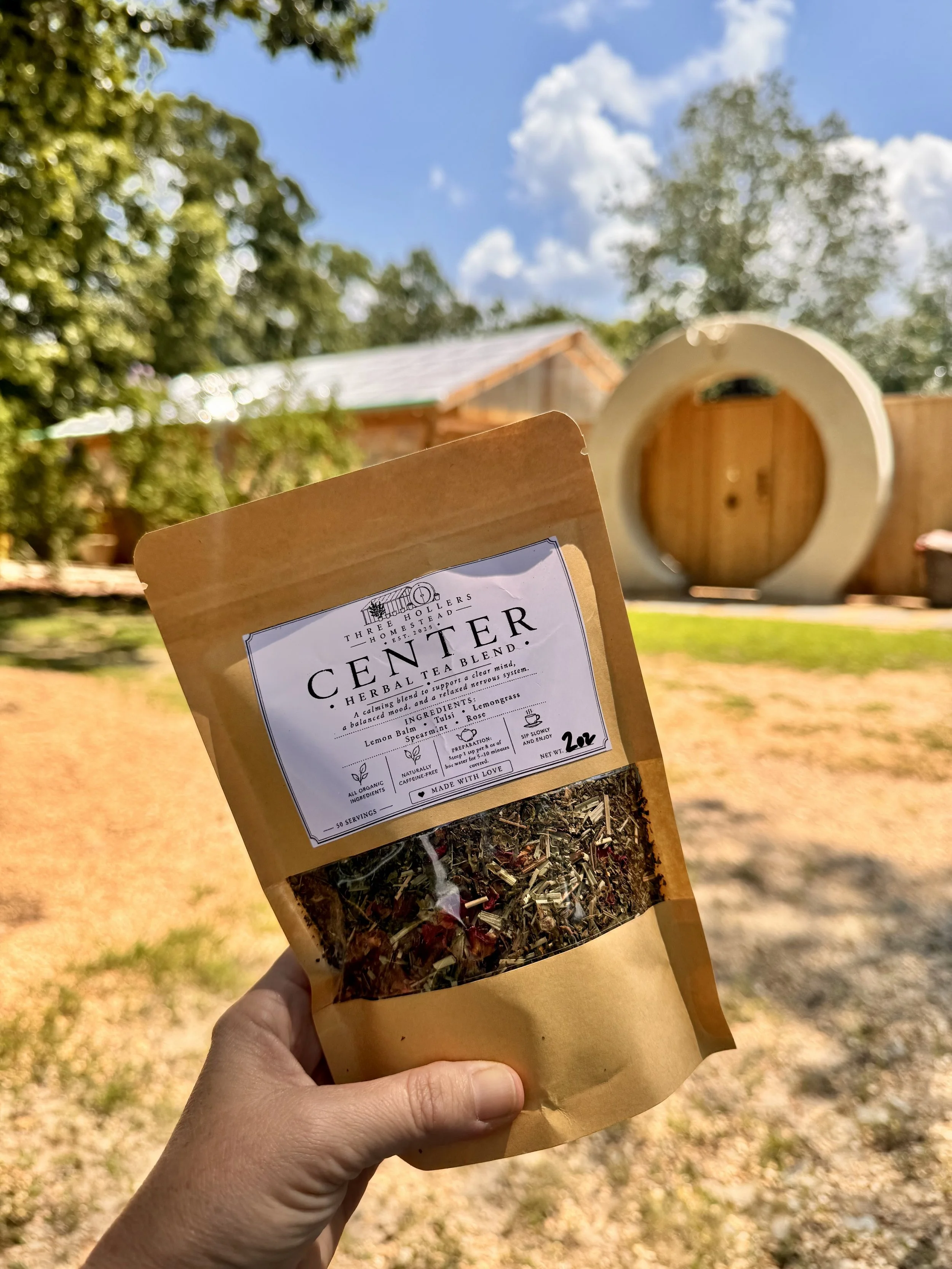 Center - herbal tea