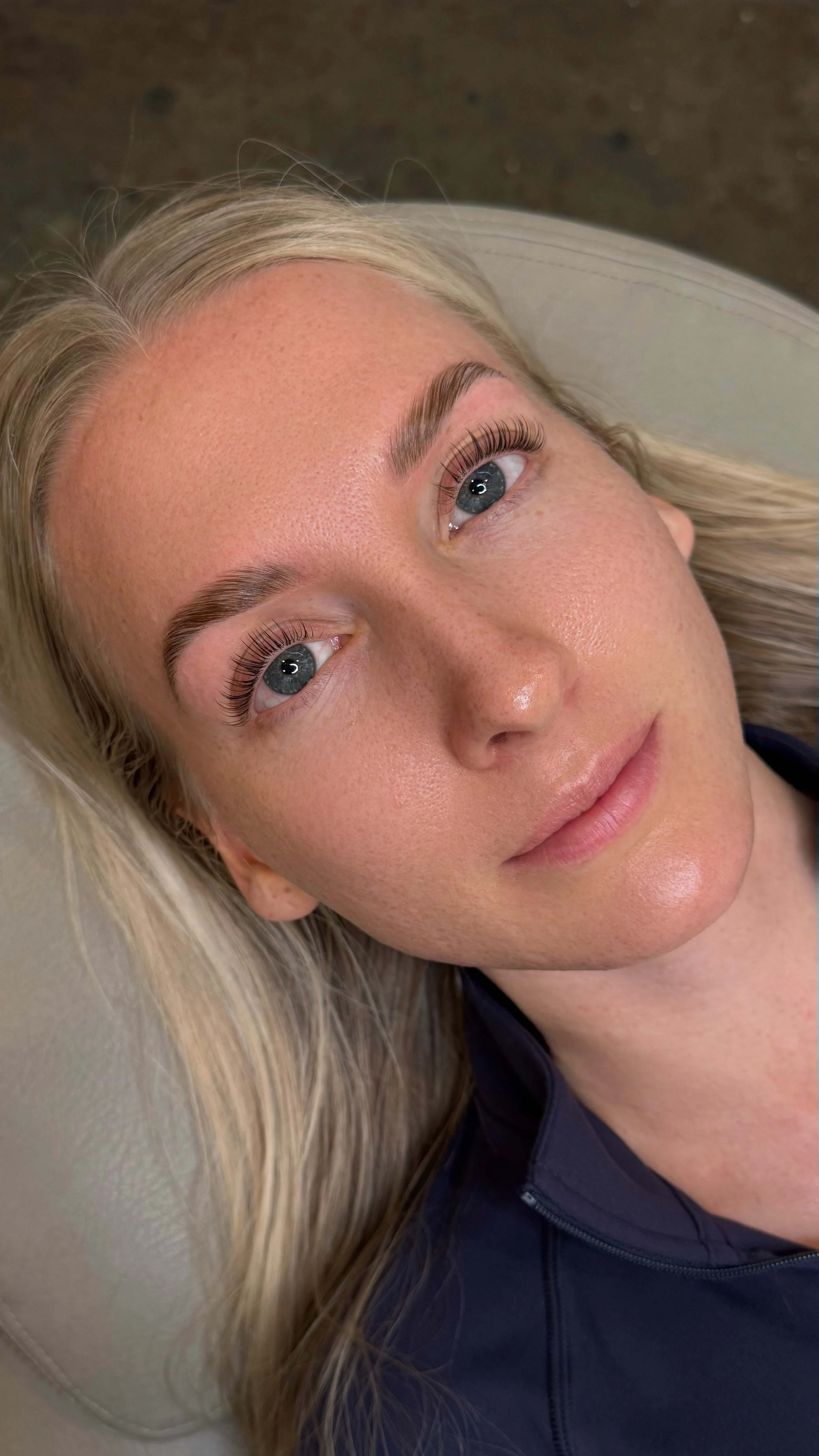 Naturally balanced brows shaped to complement facial features