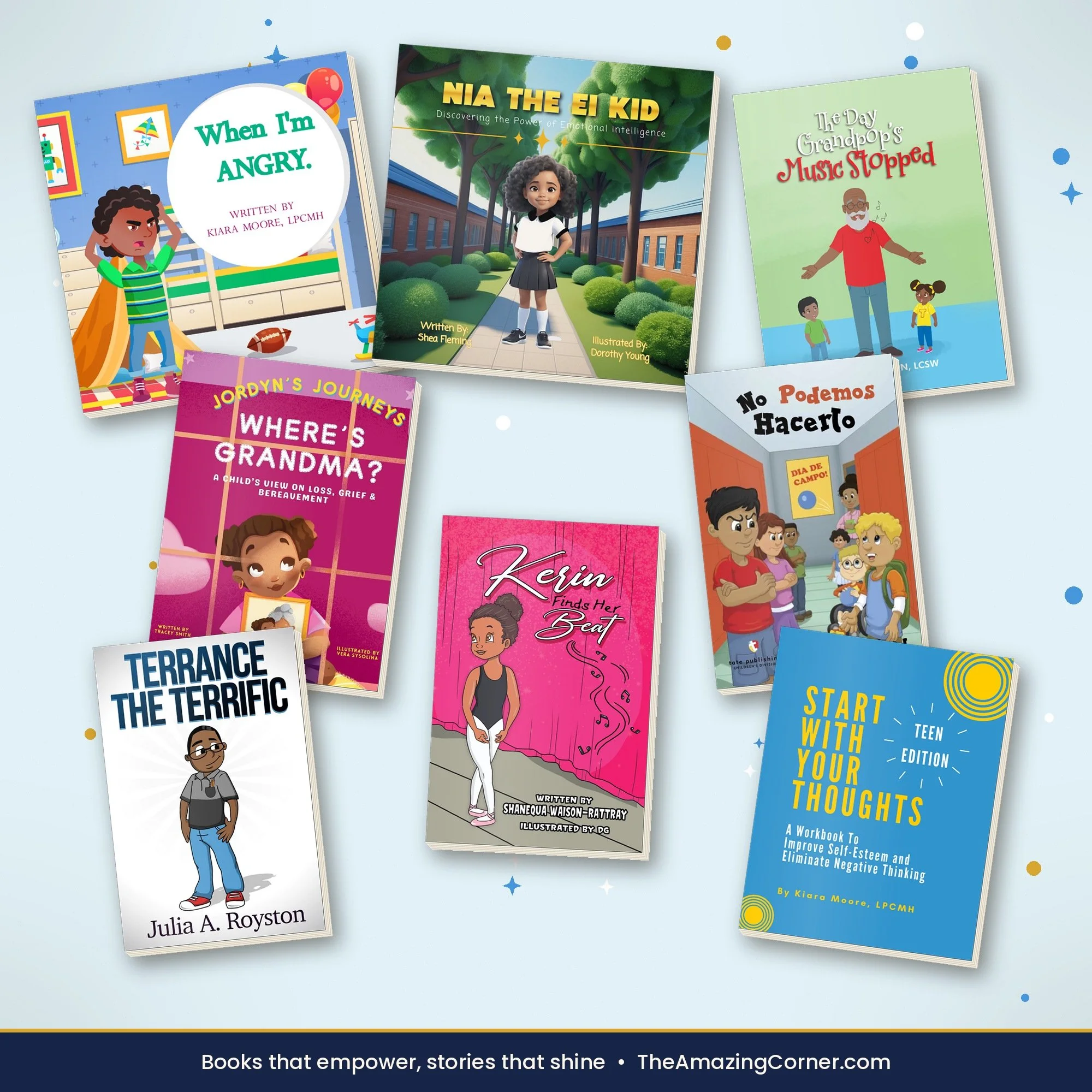 Social Emotional Learning Book Bundle for Kids – Emotional Intelligence, Grief, Courage & Kindness Stories