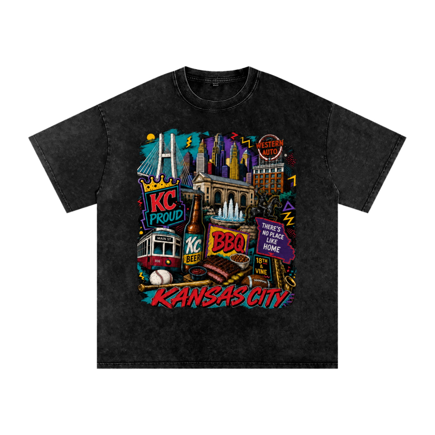 Kansas City Heritage Vintage Graphic Te