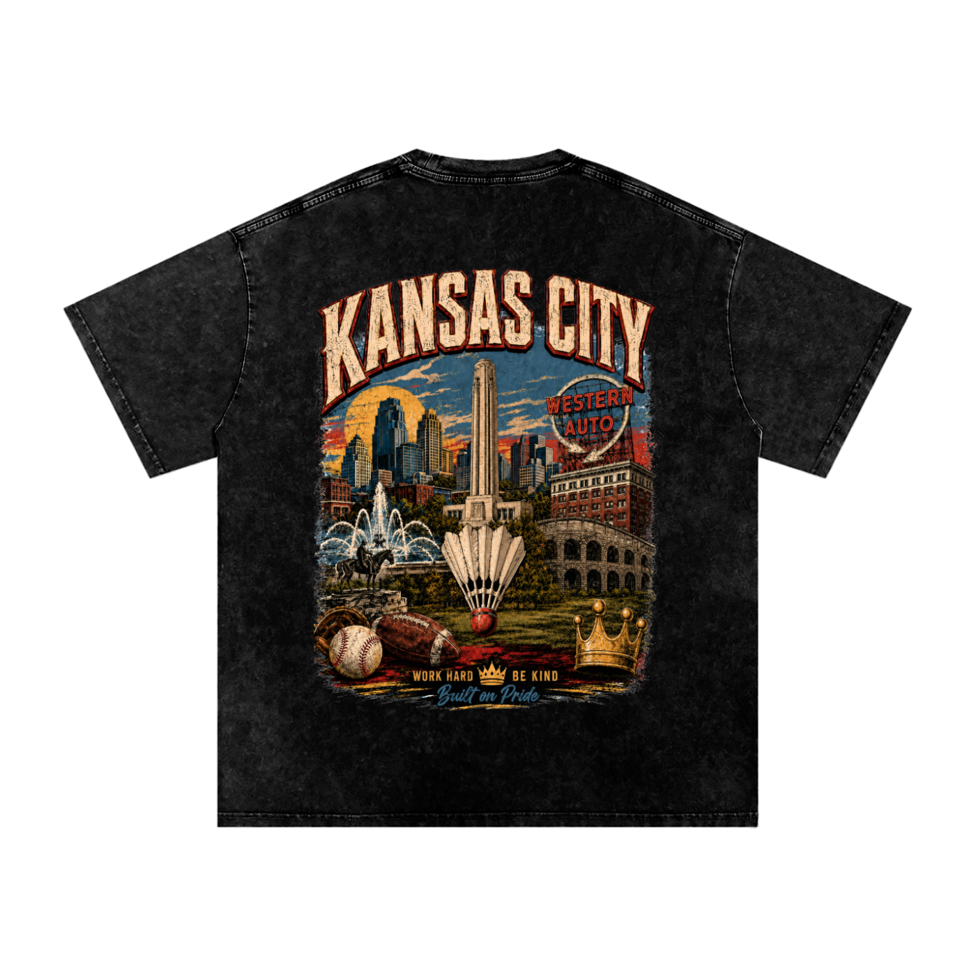 Vintage Kansas City Graphic Heavyweight Tee