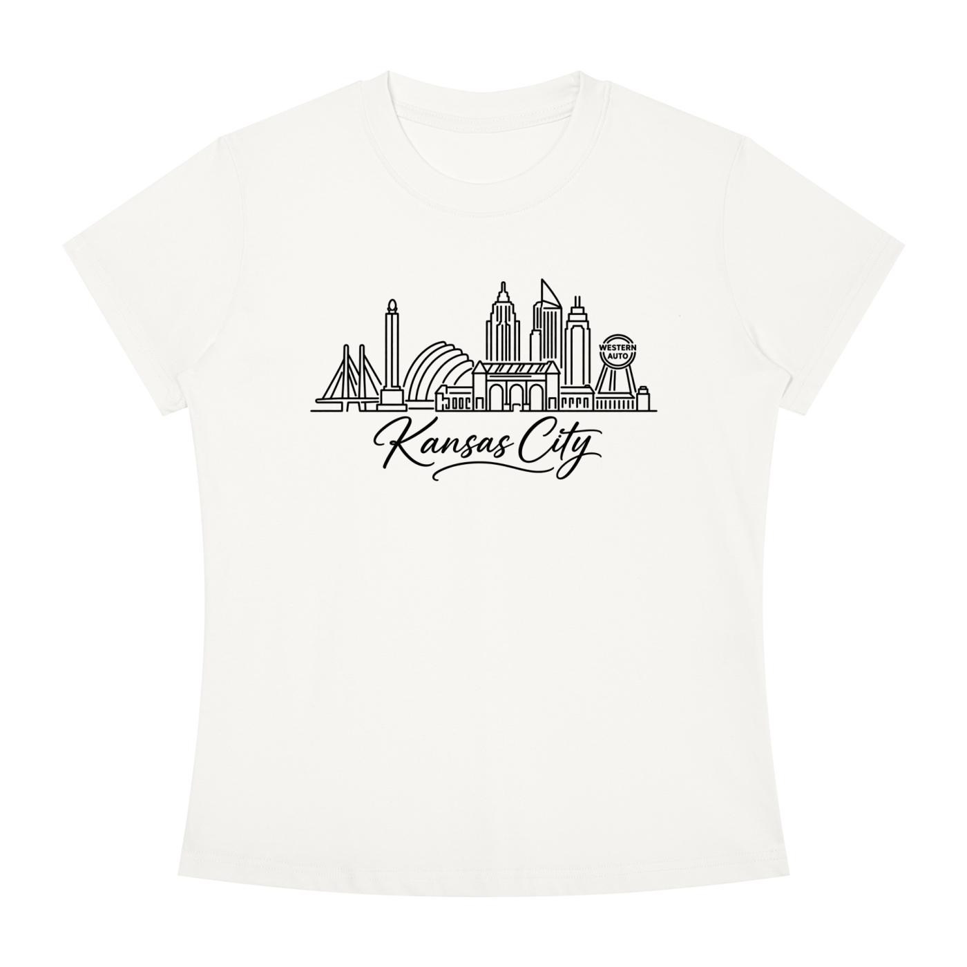 Women's Kansas City Skyline Tee