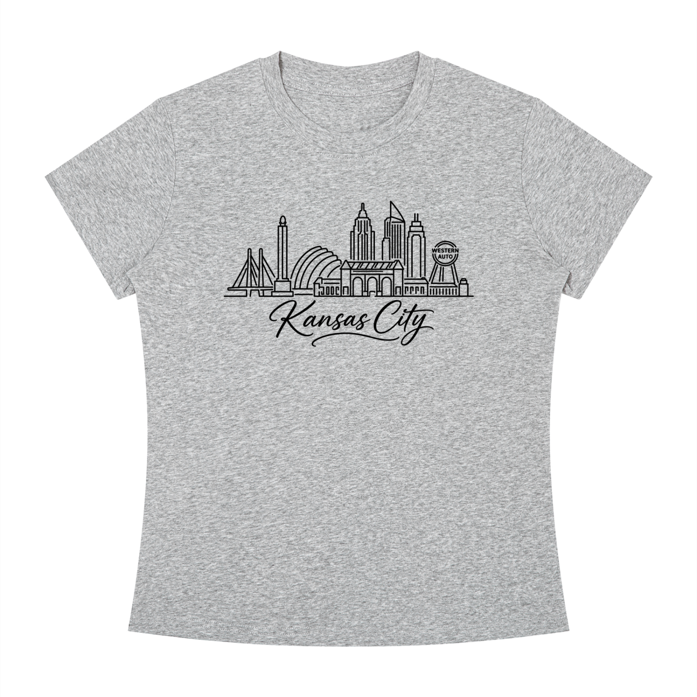 Women's Kansas City Skyline Tee