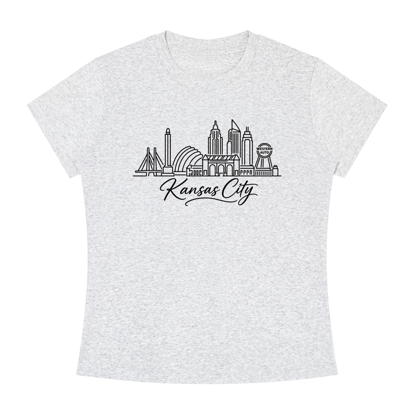 Women's Kansas City Skyline Tee