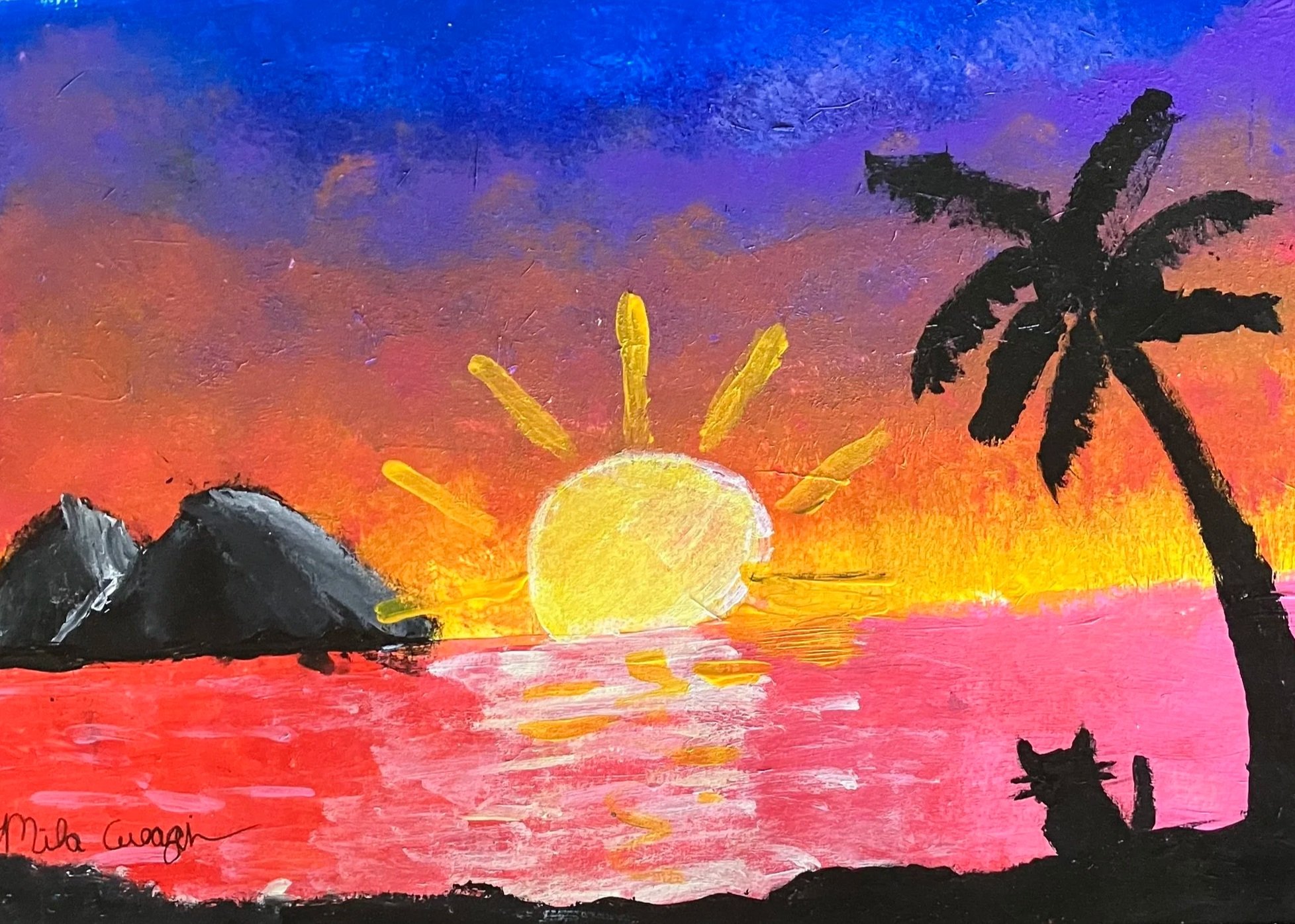 island breeze - (acrylic paint) 