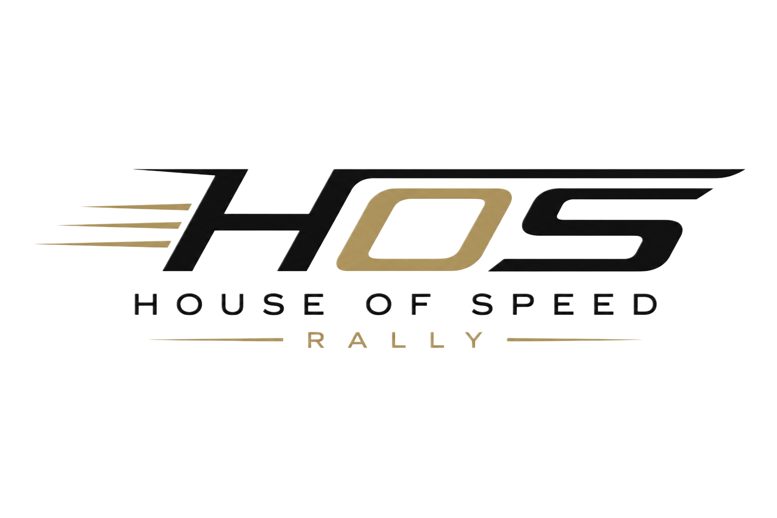 Logo for House of Speed Rally with stylized text and design elements.