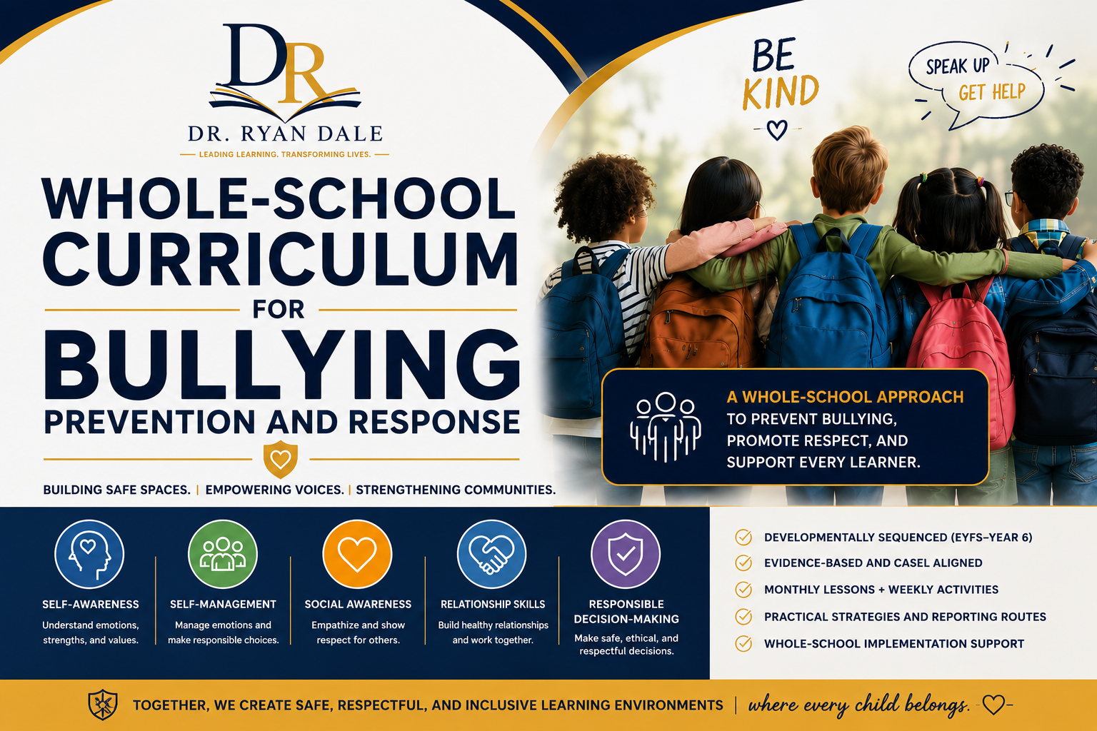 A Whole-School, Bully Prevention and  Evidence-Based Curriculum (Reception–Year 6)