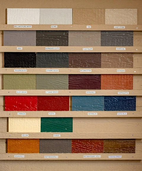 Custom colors available for you to design exactly the building you want.