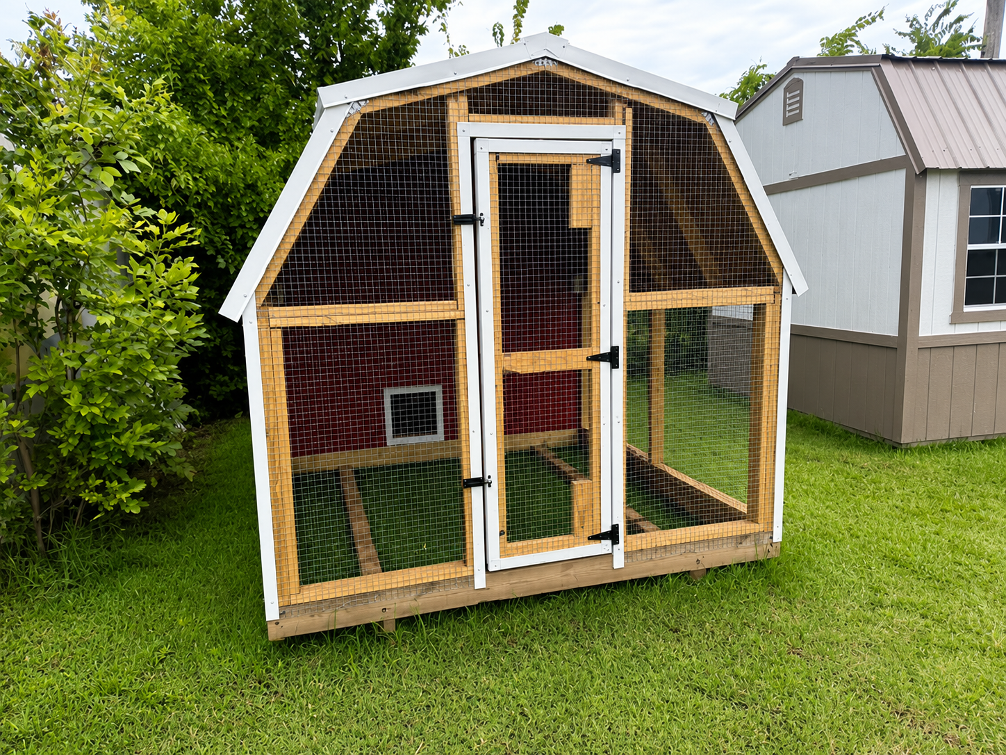 Chicken Coop Front - Council Hill, OK