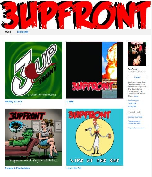 A collection of five screenshots from the TV show "Support" or related content, featuring cartoon and photographic imagery, including the show's logo, posters, and scenes.