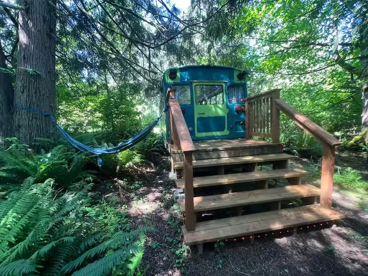 The perfect porch for deep breaths and watching wildlife.
