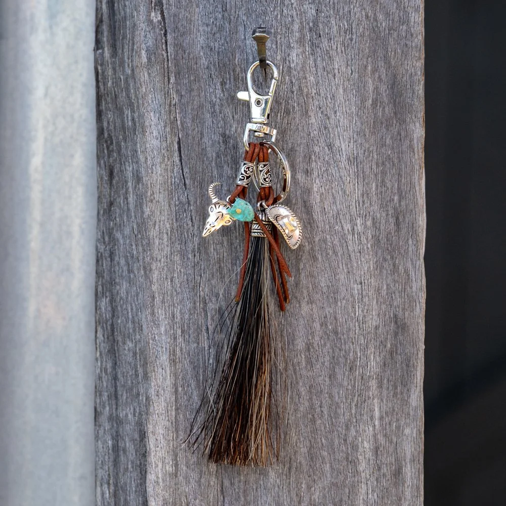 Hanging Tassle - Multi colour - Cowboy Turquoise