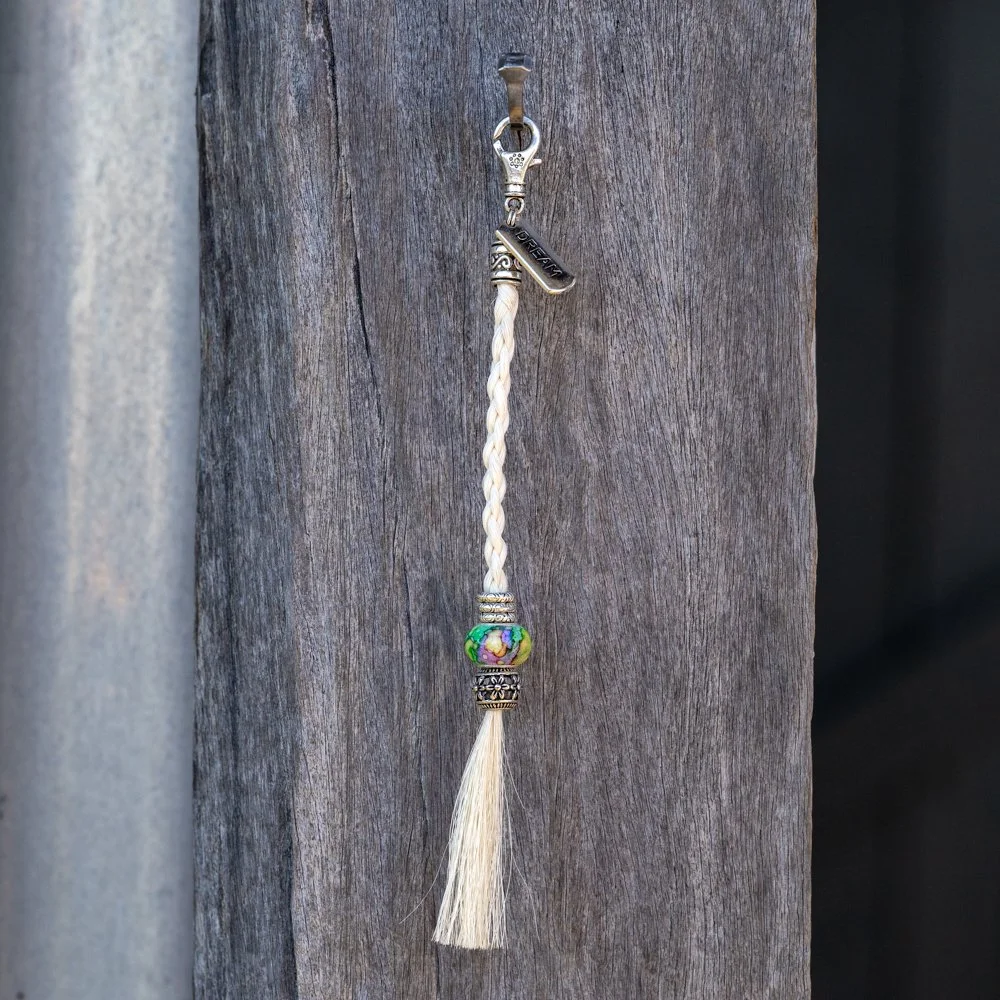 Hanging Bag charm - Simple - Grey - Dream