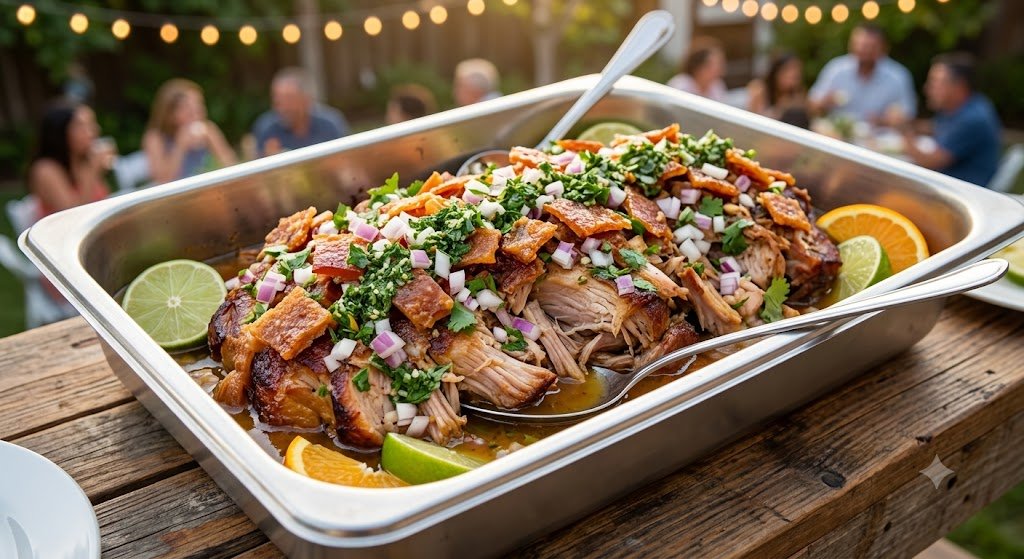 Garlic-Citrus Pernil (Pork) Entree