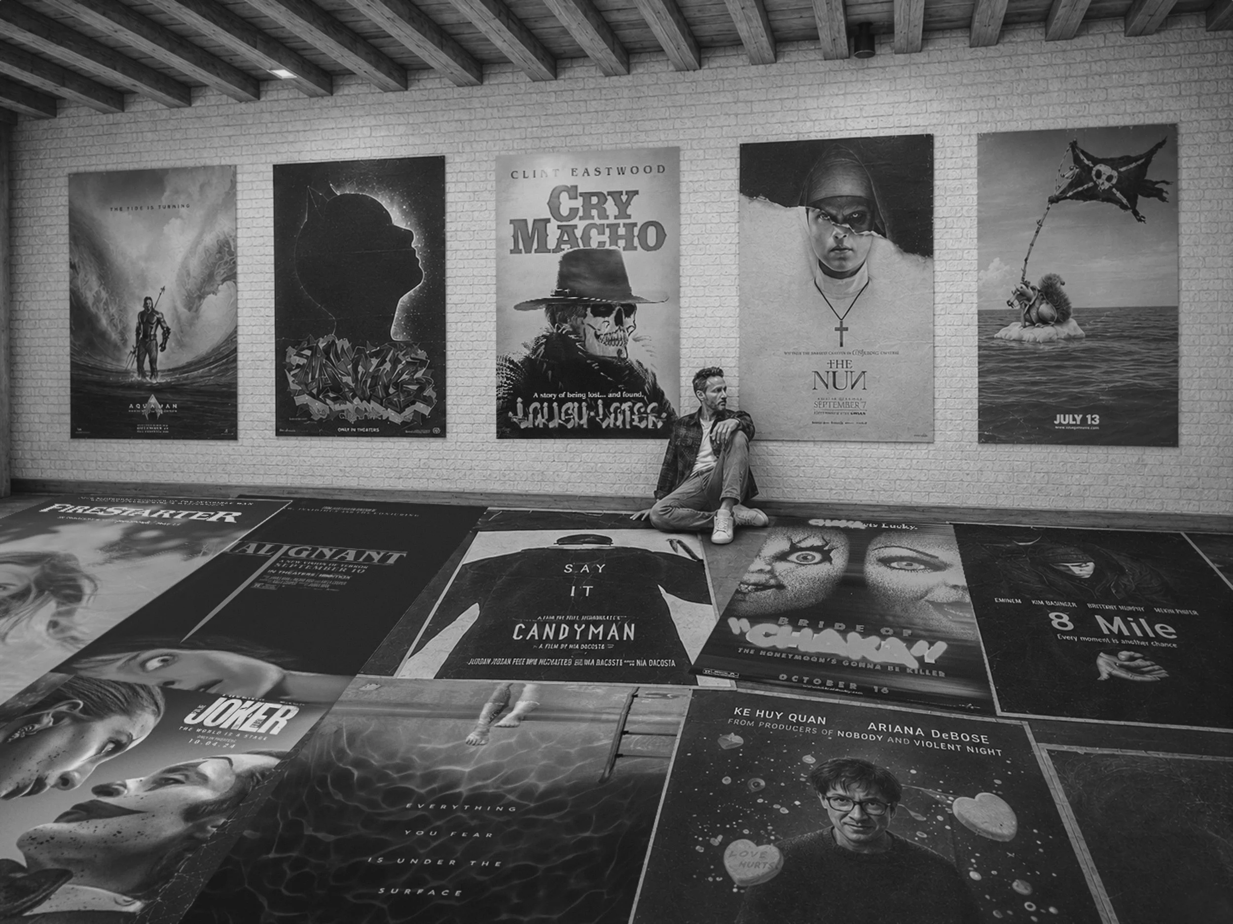 Coby Gewertz with the SPRAY LA poster inventory