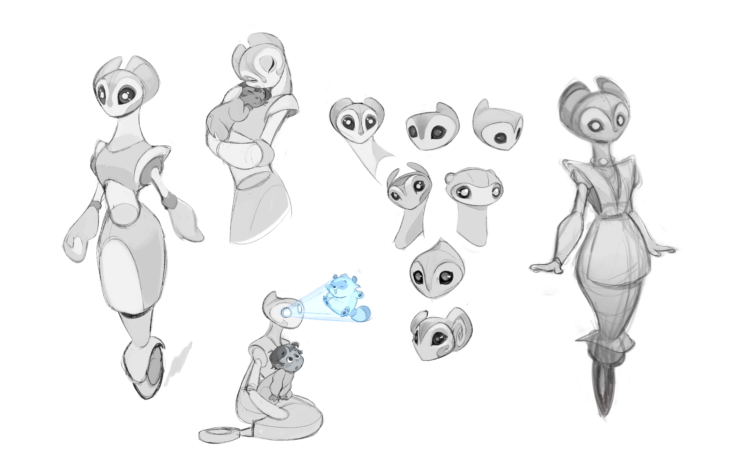 Visual Development work done for Skydance Animation's TV show WondLa 