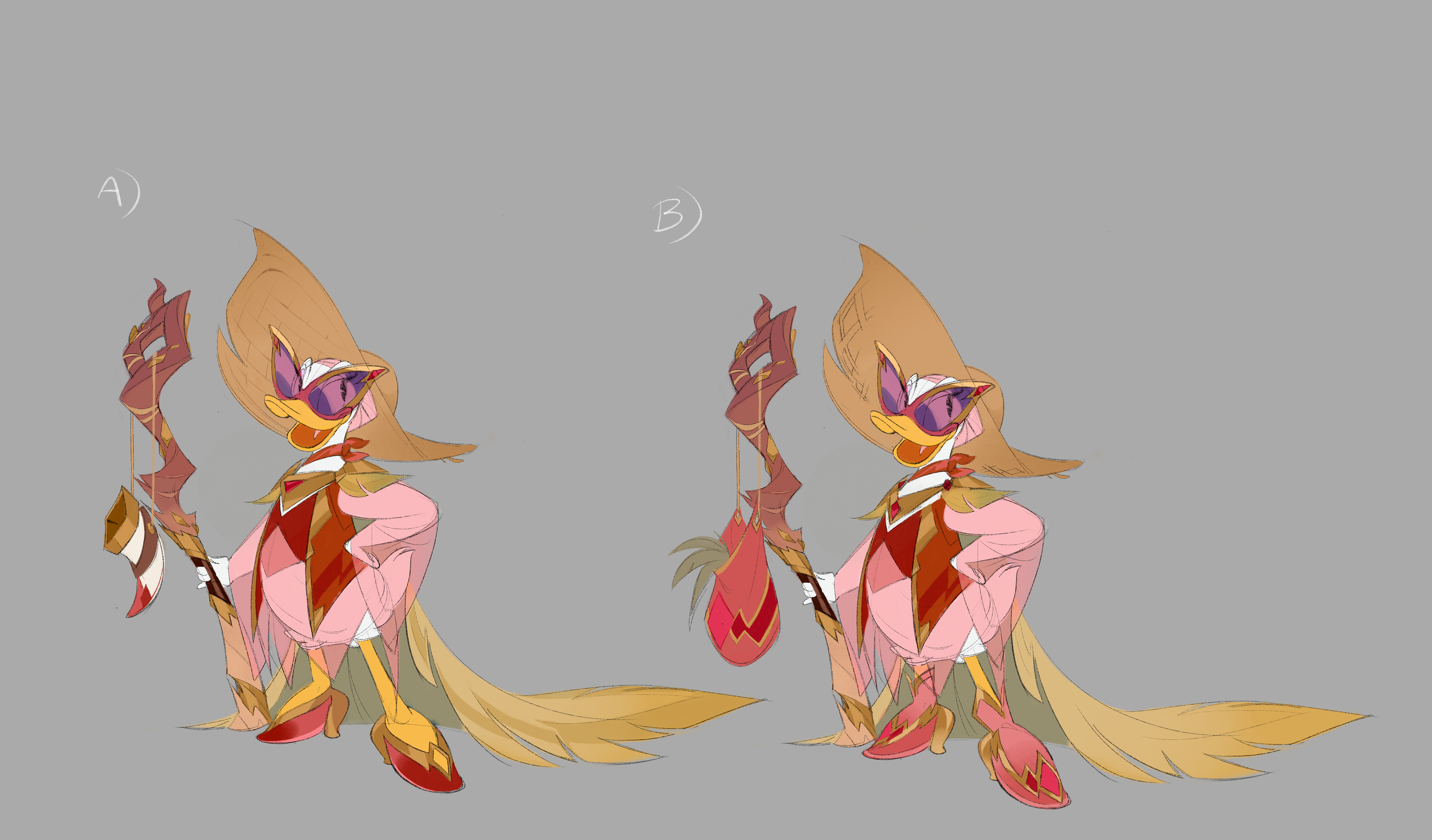 Character Design work done for Disney's trading card game 'Lorcana'