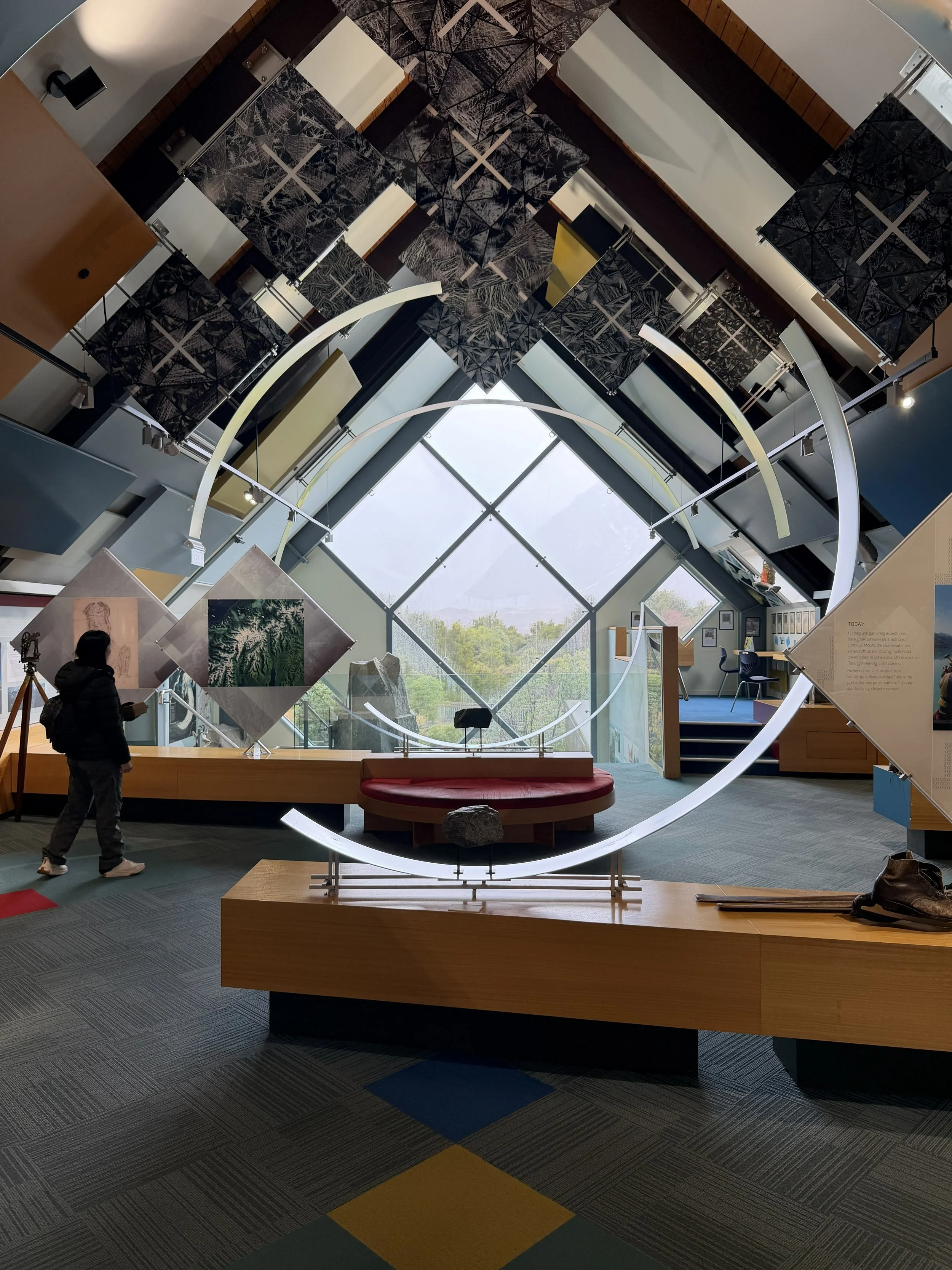 Mt Cook Aoraki Information Center on Rainy Day