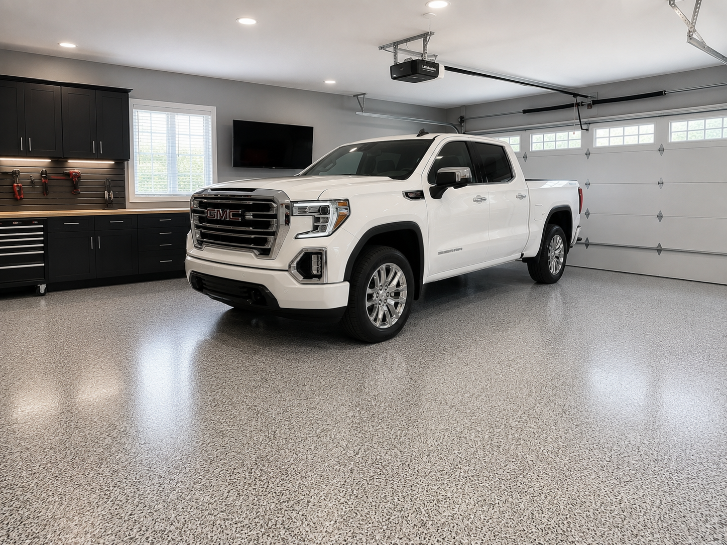 Epoxy Flake Garage Floor