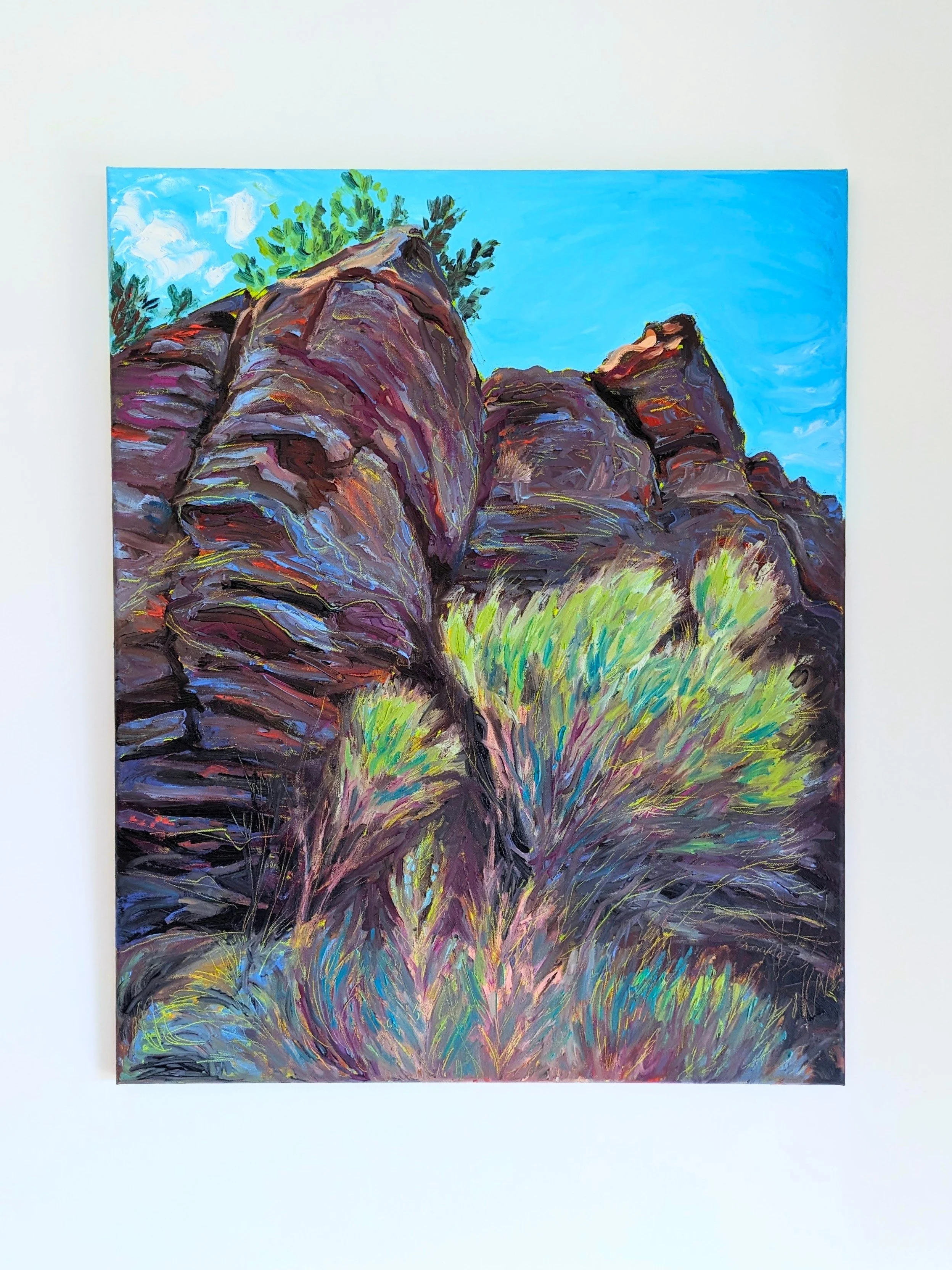 "Face of the Earth" oil painting