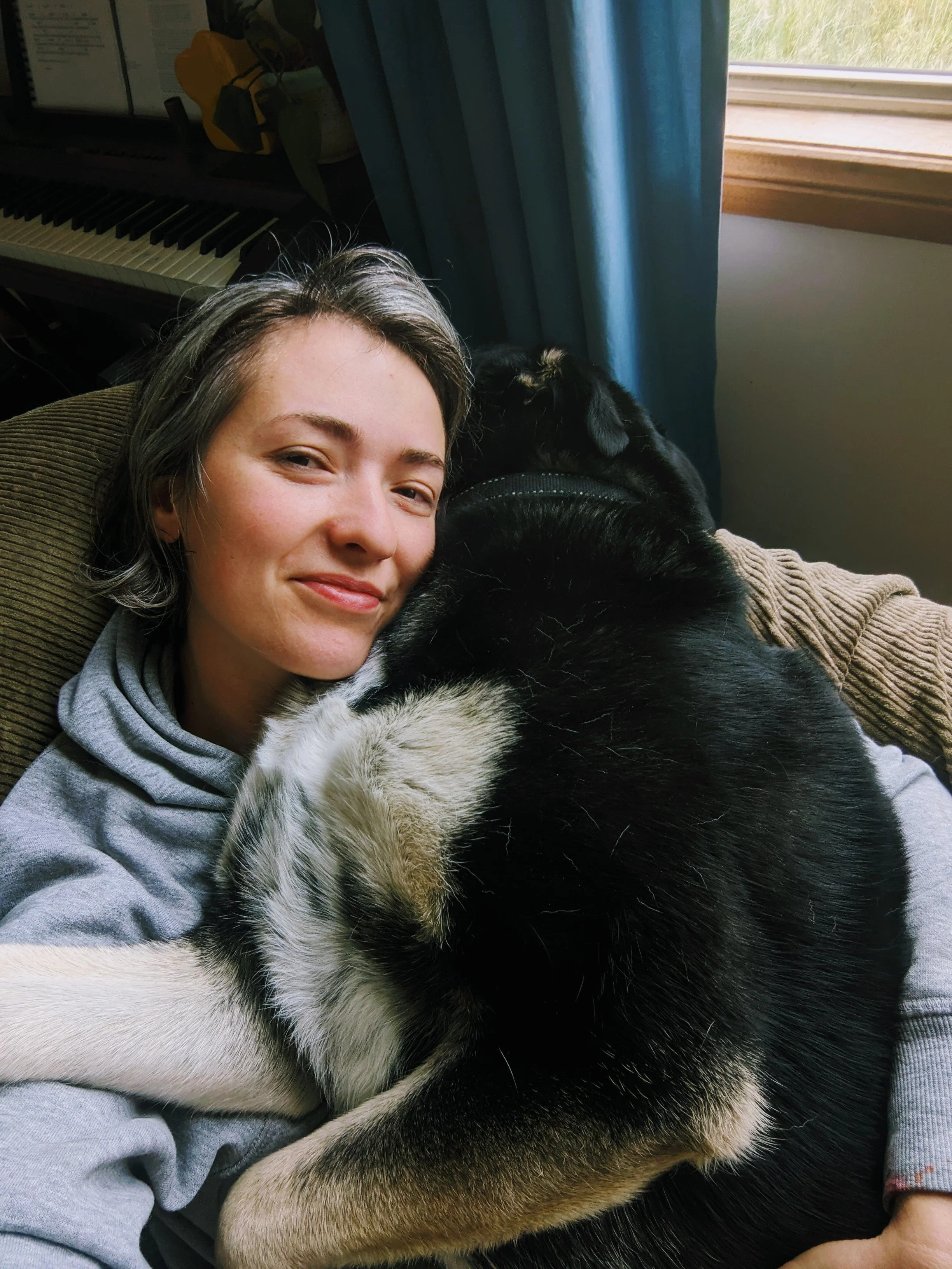 Brooke Wann with her dog Pepper