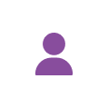 Generic user profile icon with a purple silhouette and a white background.
